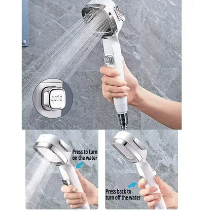 Xiaomi New Showerhead Powerful Booster Modes Handheld  Showers Head Bathroom Smart Bath Faucet Tap Accessories Douche Sets