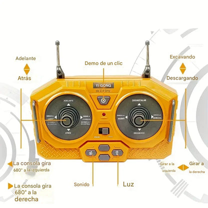 Mini Excavadora Smart Construcción - Vehículo de Construcción Inteligente para Niños