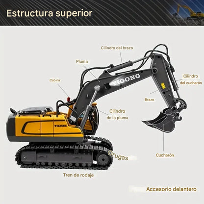 Mini Excavadora Smart Construcción - Vehículo de Construcción Inteligente para Niños
