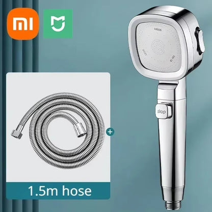 Xiaomi New Showerhead Powerful Booster Modes Handheld  Showers Head Bathroom Smart Bath Faucet Tap Accessories Douche Sets