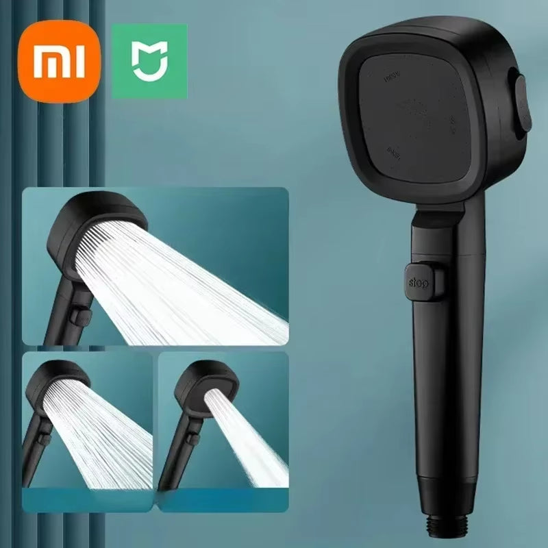 Xiaomi New Showerhead Powerful Booster Modes Handheld  Showers Head Bathroom Smart Bath Faucet Tap Accessories Douche Sets