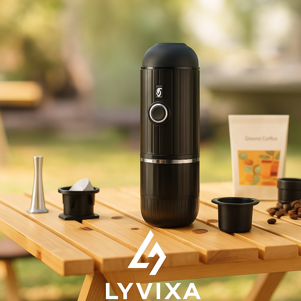 Cafetera portátil Italian Capsule Coffee Machine Fully Automatic Heating and Grinding Portable Outdoor Sports Tour