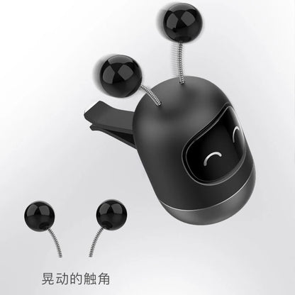 Cute Robot Aromatherapy Auto Air Outlet Perfume Long-Lasting Fragrance Clip Diffuser + Solid Car Perfume