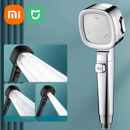 Xiaomi New Showerhead Powerful Booster Modes Handheld  Showers Head Bathroom Smart Bath Faucet Tap Accessories Douche Sets
